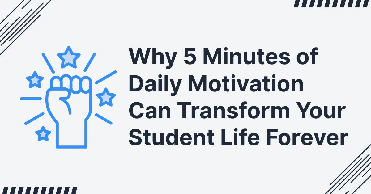 5 minutes of daily motivation